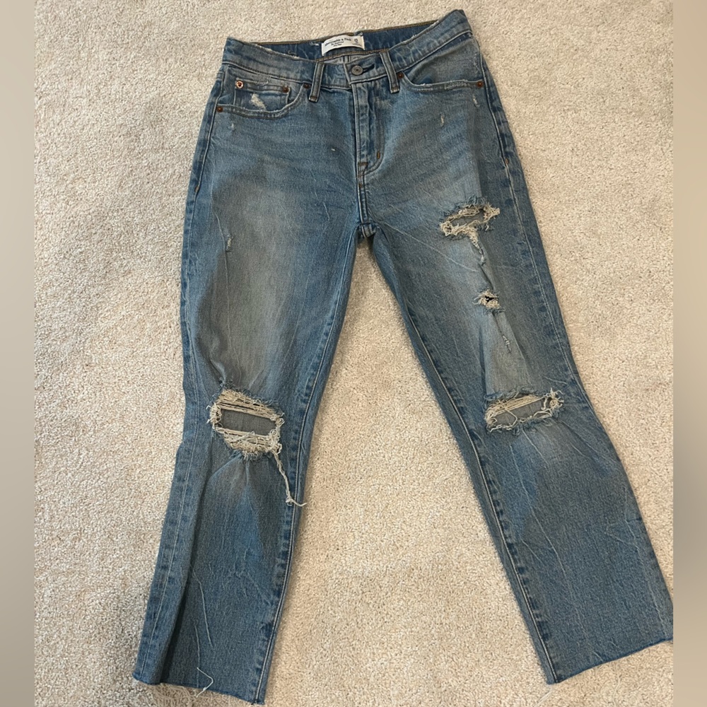 Abercrombie & Fitch “the boyfriend mid rise” jean